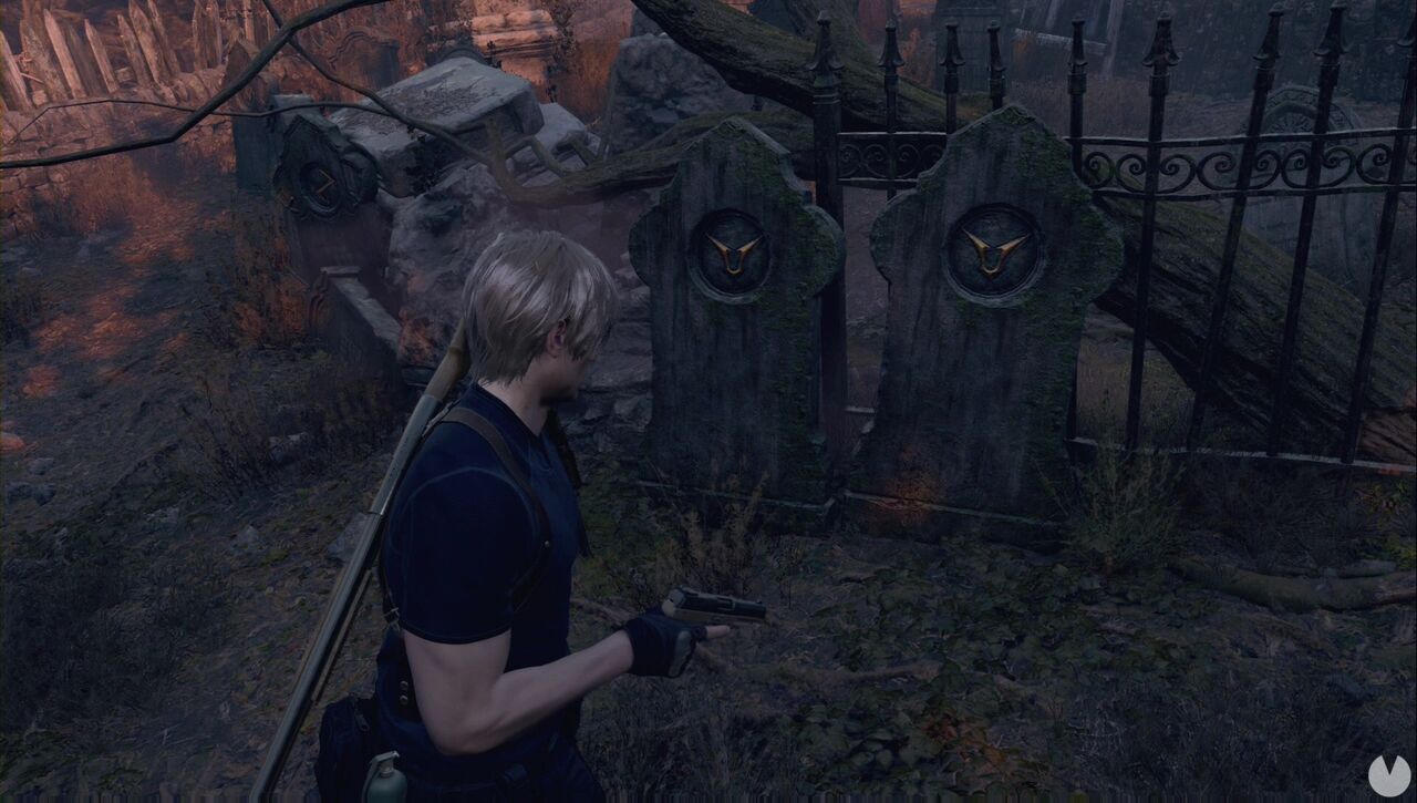 Resident Evil 4 Remake - Grave Robber request: the twins' tombstones