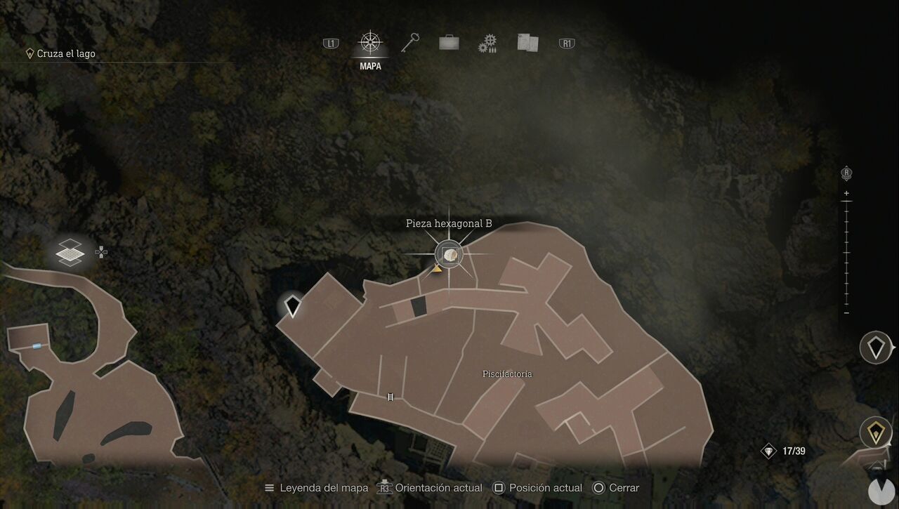 Resident Evil 4 Remake - Chapter 3: Hexagon Piece B location