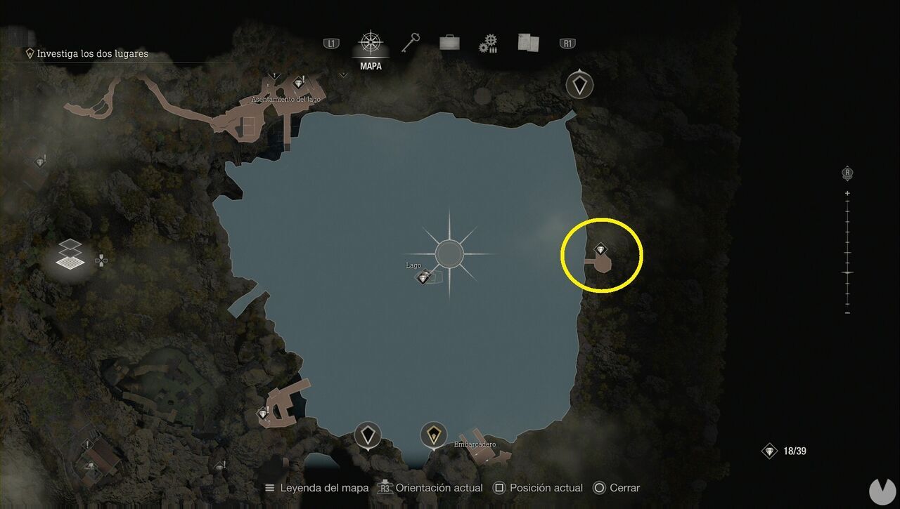 Resident Evil 4 Remake - Egg Hunt: area containing the Gold Chicken Egg