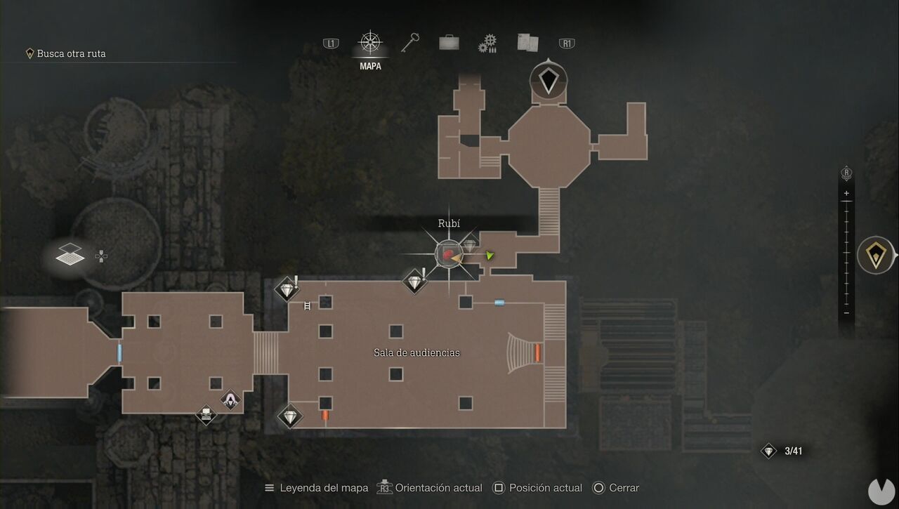 Resident Evil 4 Remake - Castle treasures: Ruby
