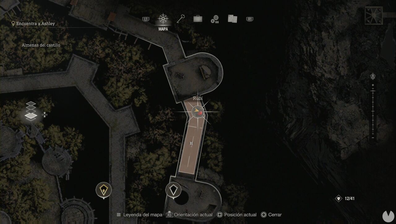 Resident Evil 4 Remake - Castle treasures: Ruby (2)