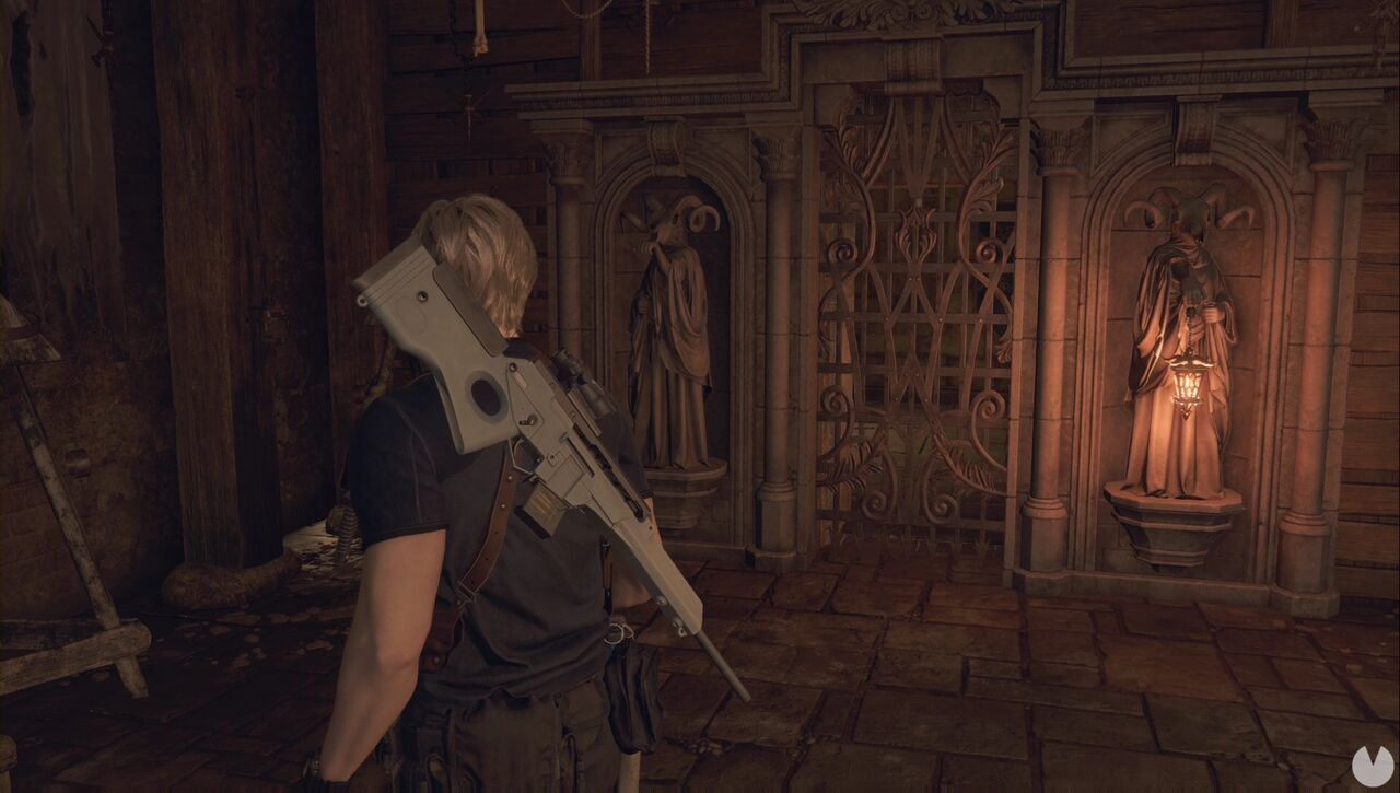 Resident Evil 4 Remake - Chapter 8: where to place the Crimson Lantern