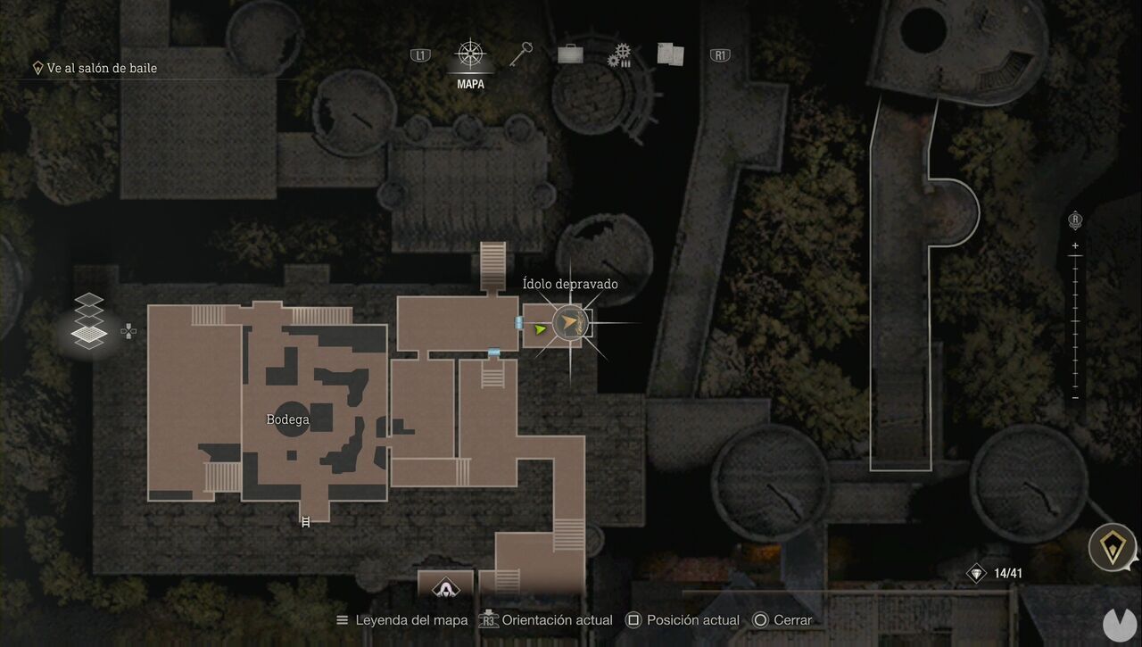 Resident Evil 4 Remake - Castle treasures: Depraved Idol location