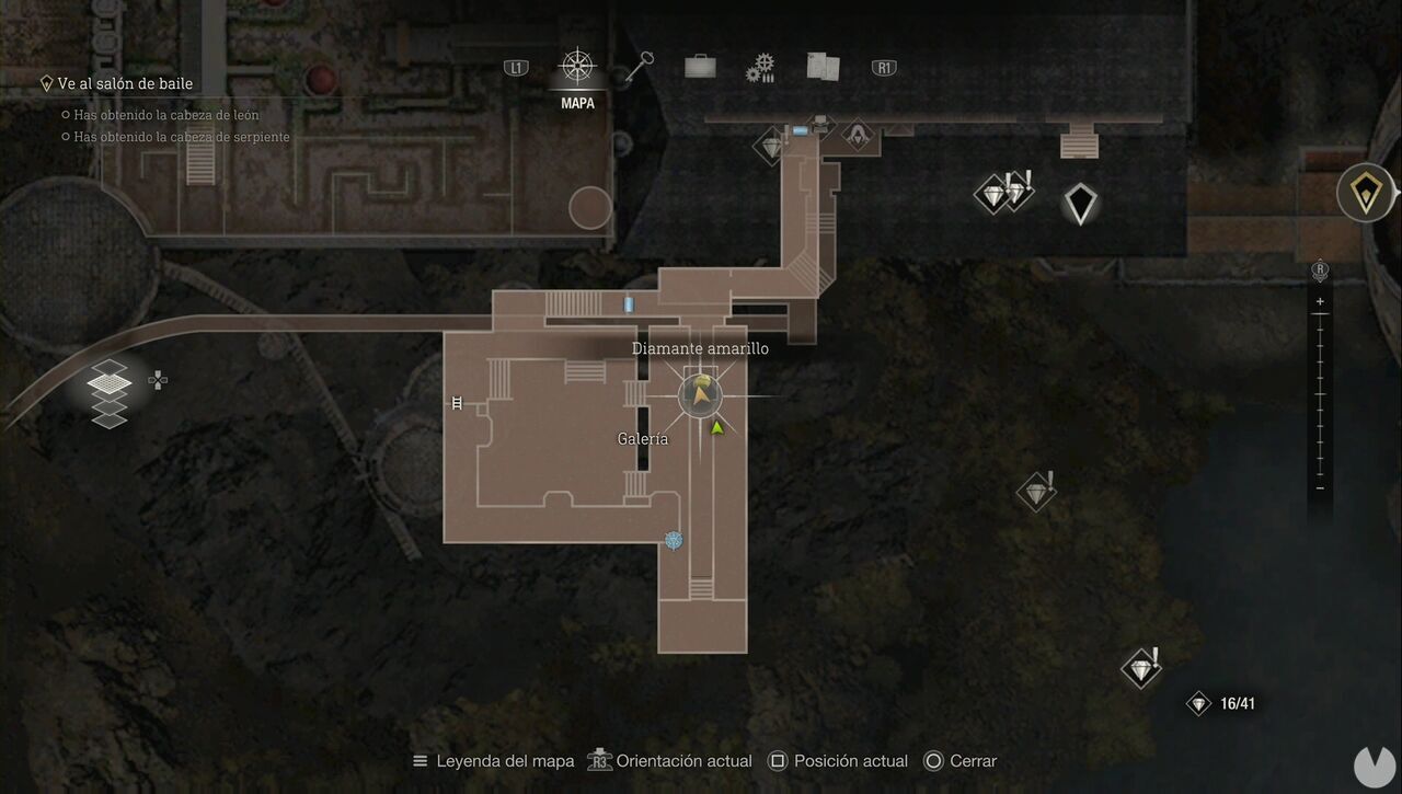 Resident Evil 4 Remake - Castle treasures: Yellow Diamond