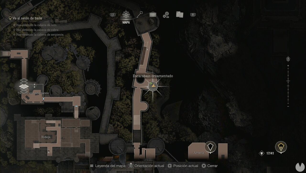Resident Evil 4 Remake - Castle treasures: Ornate Beetle