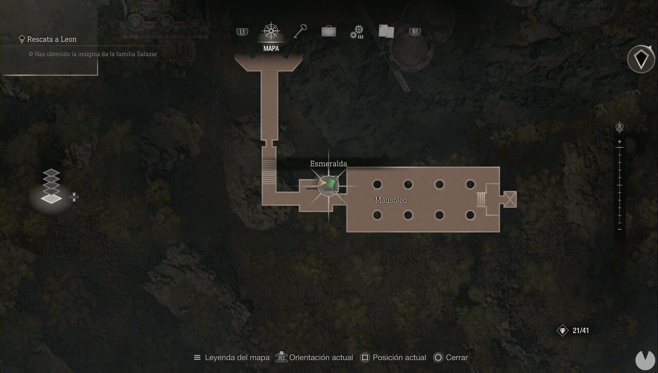 Resident Evil 4 Remake - Castle treasures: Emerald (2)