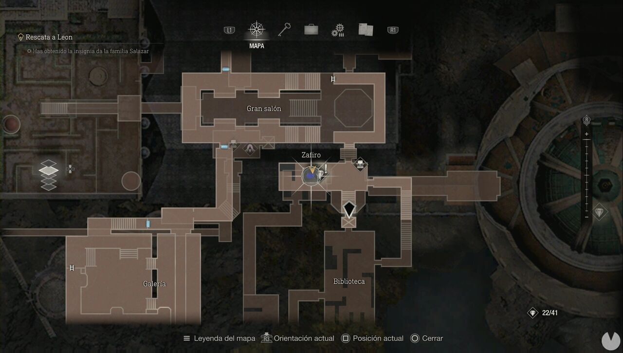 Resident Evil 4 Remake - Castle treasures: Sapphire