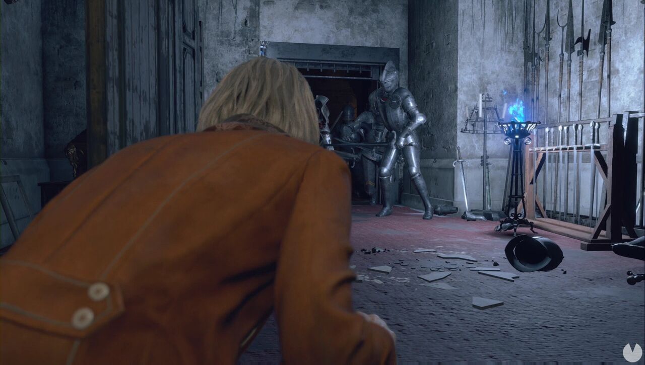 Resident Evil 4 Remake - Chapter 9: Ashley hides behind the screen