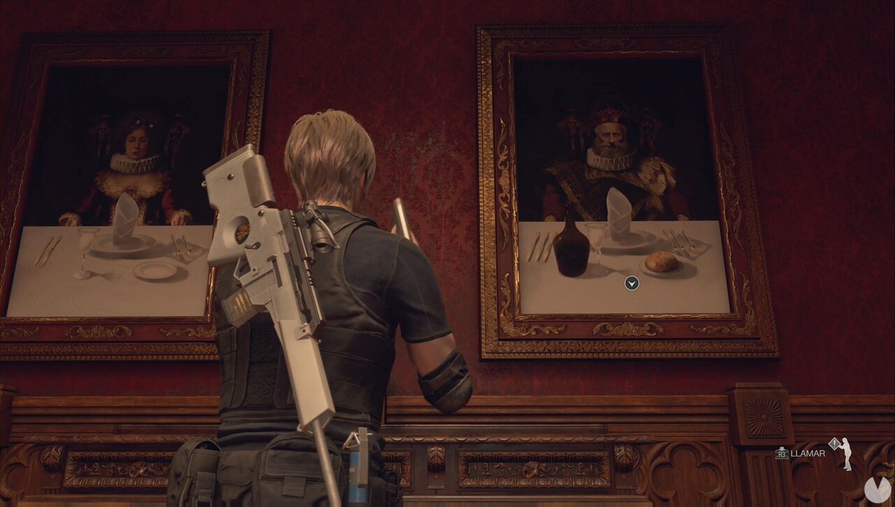 Resident Evil 4 Remake - Chapter 9: portraits in the Dining Hall