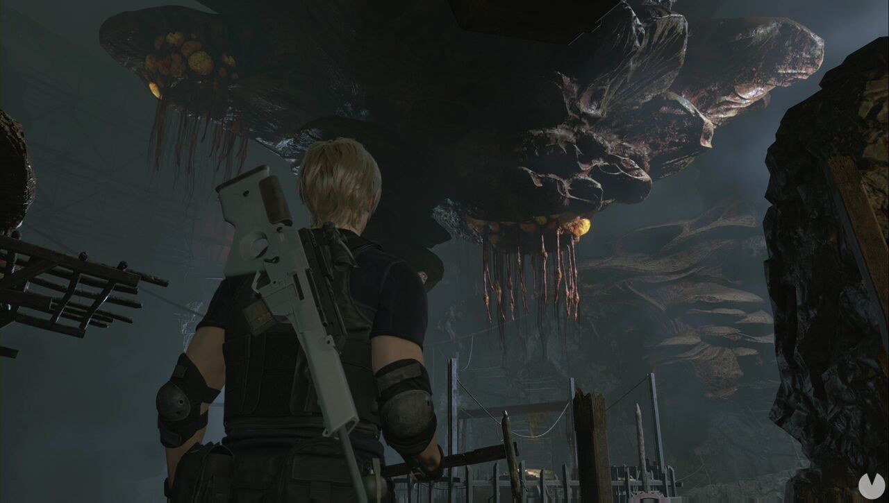 Resident Evil 4 Remake - Insect Hive: hive entrances