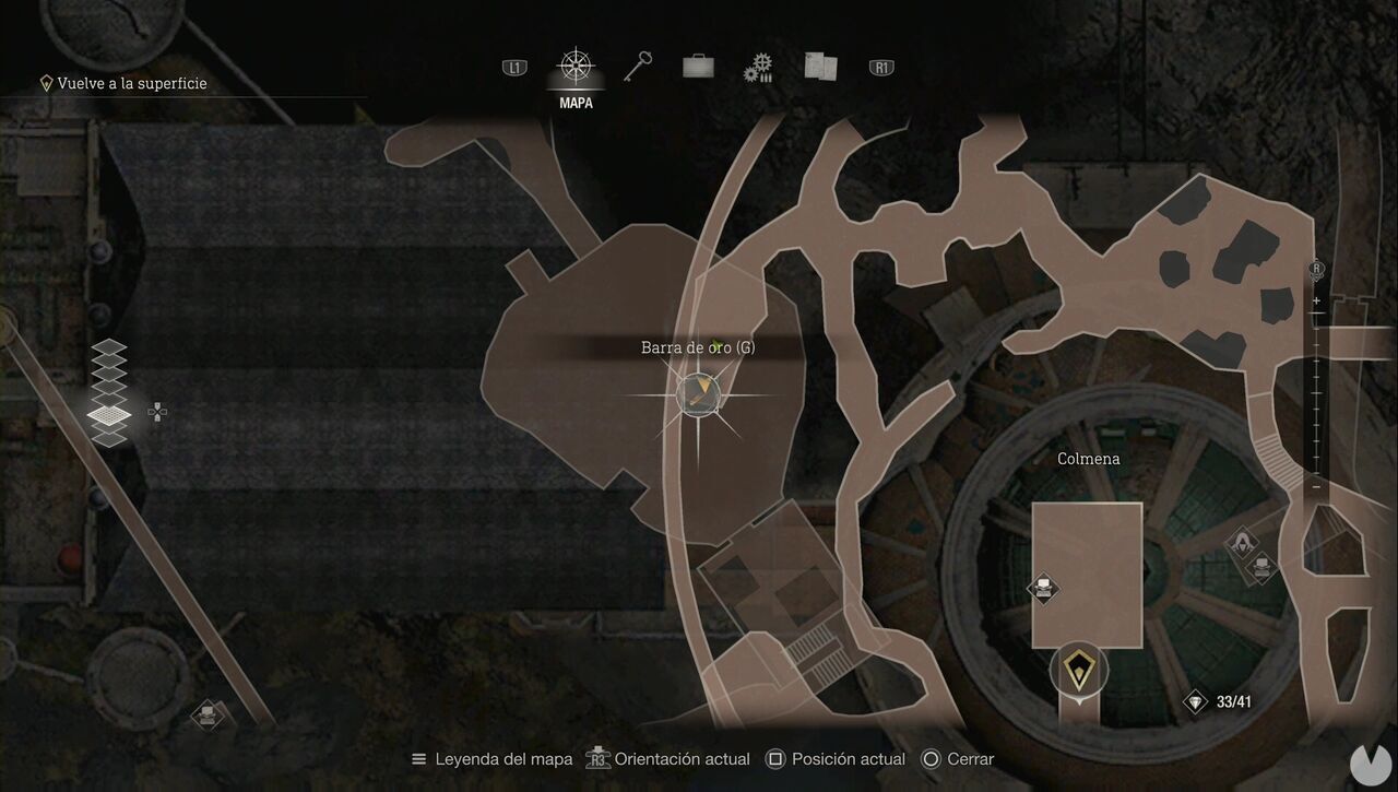 Resident Evil 4 Remake - Castle treasures: Gold Bar (L)