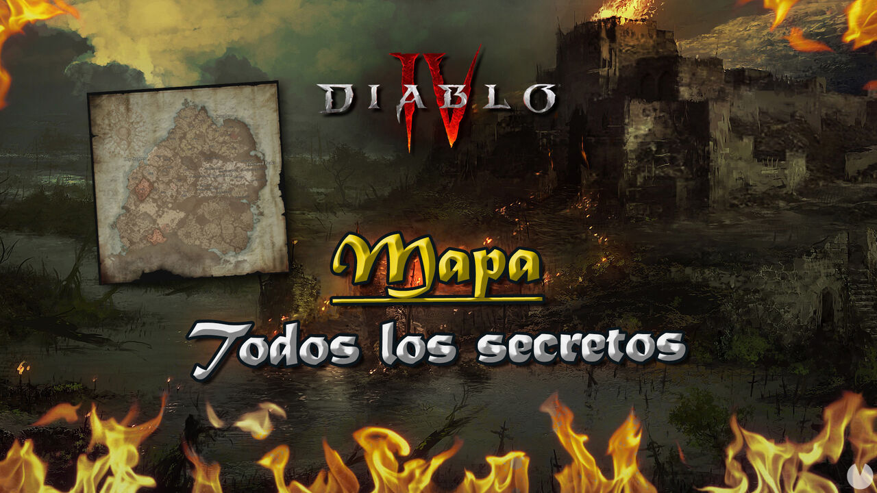 Mapa interactivo de Diablo 4: TODOS los cofres, eventos, zonas y secretos - Diablo 4