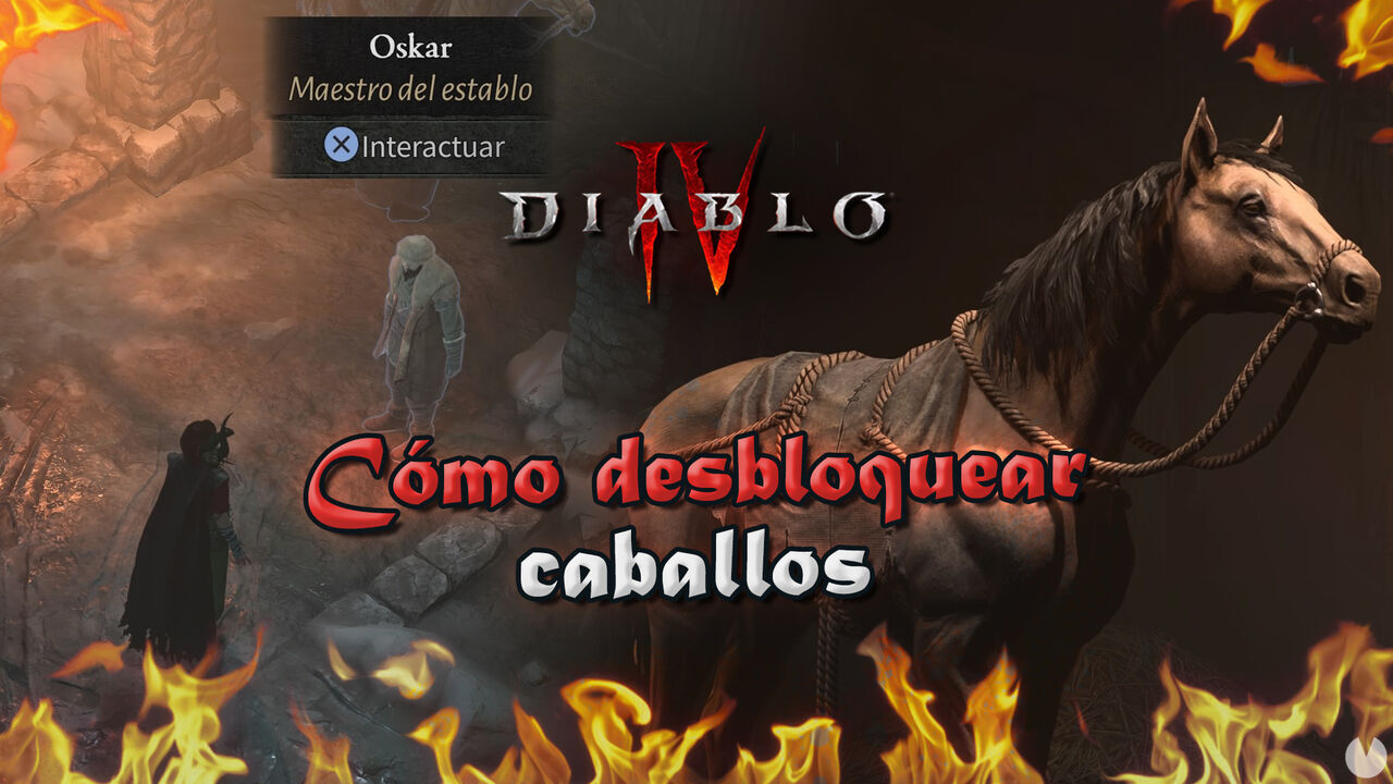 Diablo 4: Cmo conseguir caballos y desbloquear monturas - Diablo 4