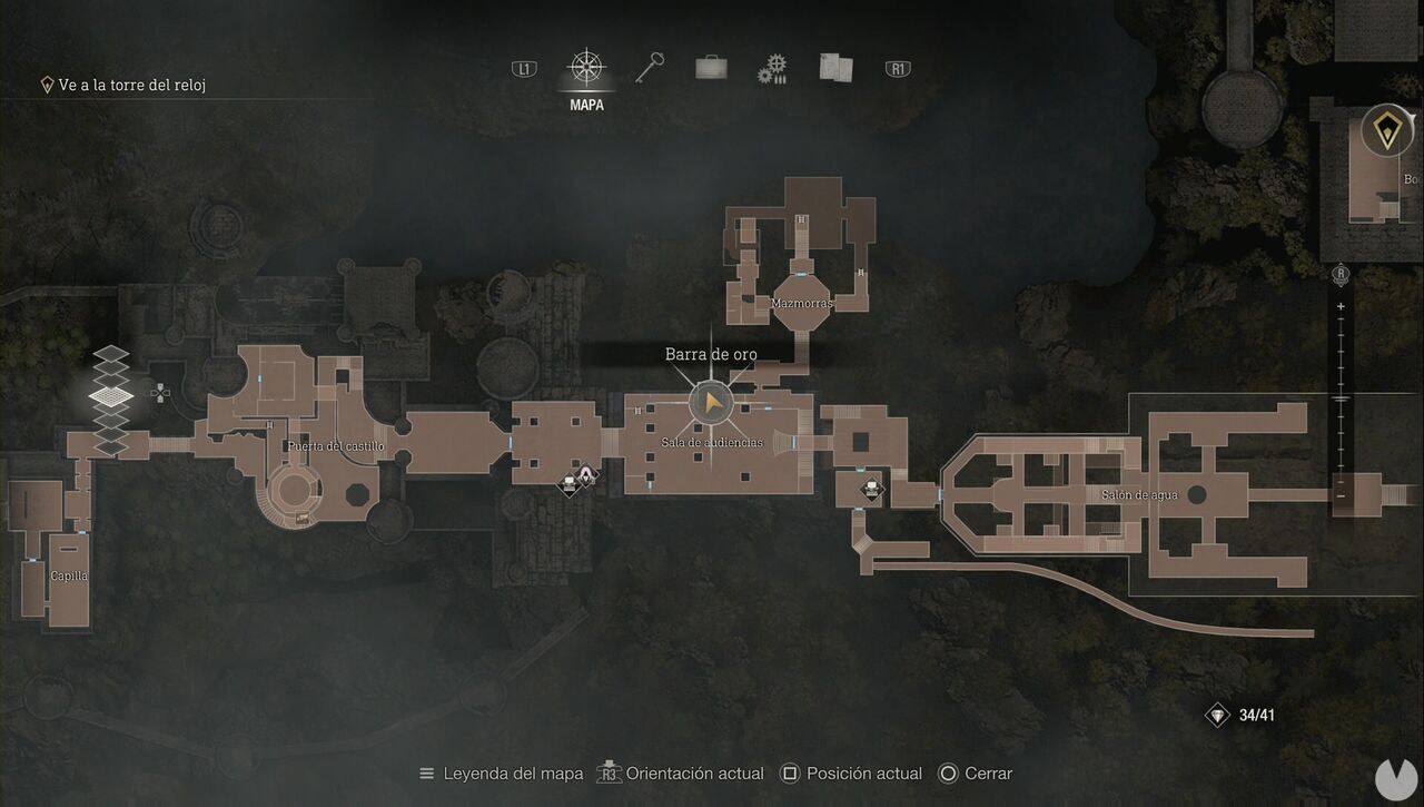 Resident Evil 4 Remake - Castle treasures: Gold Bar