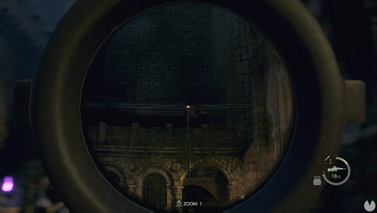 Resident Evil 4 Remake - Chapter 12: crow carrying the jewel in the Courtyard