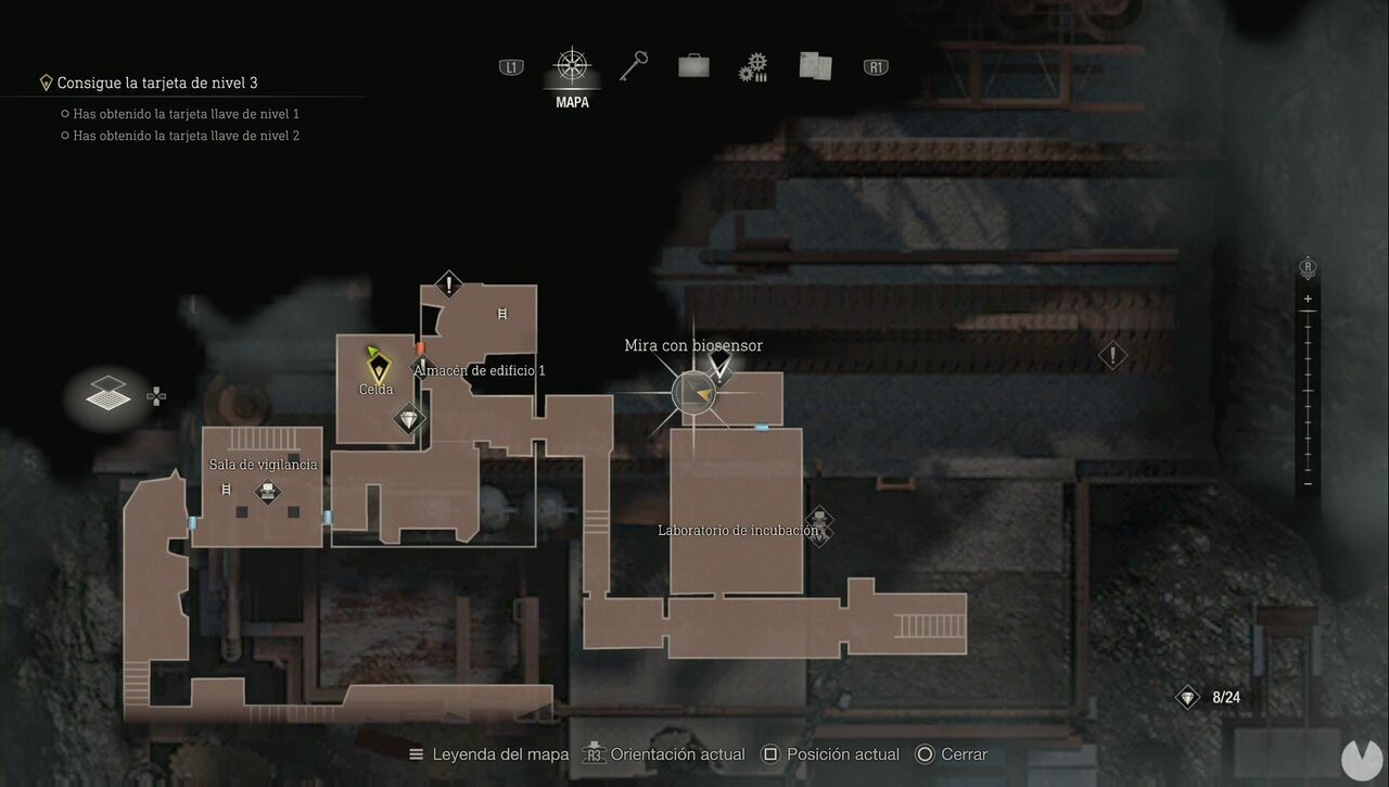 Resident Evil 4 Remake - Castle treasures: Biosensor Scope
