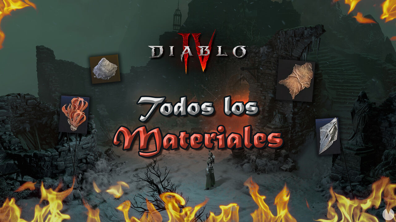 Diablo 4: TODOS los tipos de materiales y cmo conseguirlos - Diablo 4