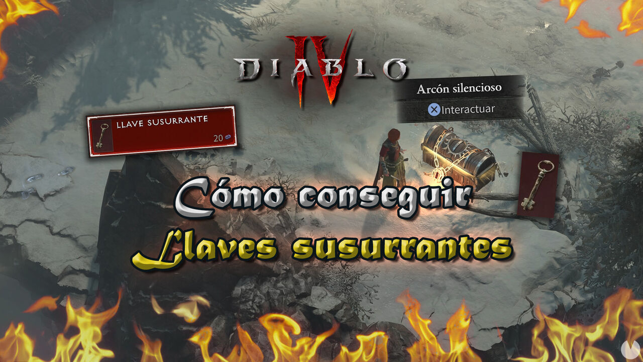 Diablo 4: Cmo conseguir llaves susurrantes para abrir arcones silenciosos - Diablo 4