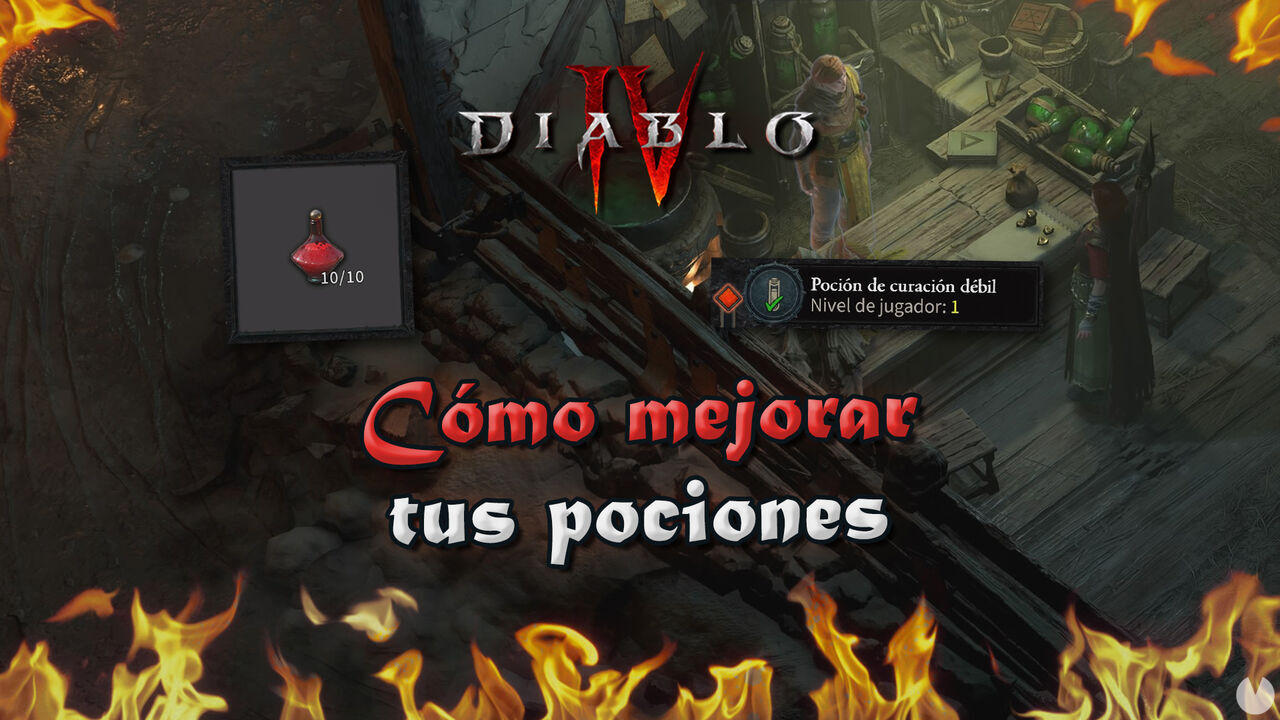 Diablo 4: Cmo mejorar las pociones de salud y aumentar la cantidad mxima - Diablo 4