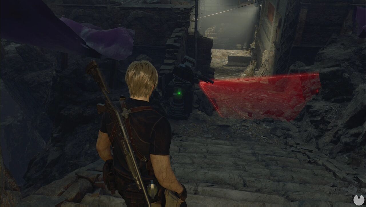 Resident Evil 4 Remake - Chapter 15: repositioned turret