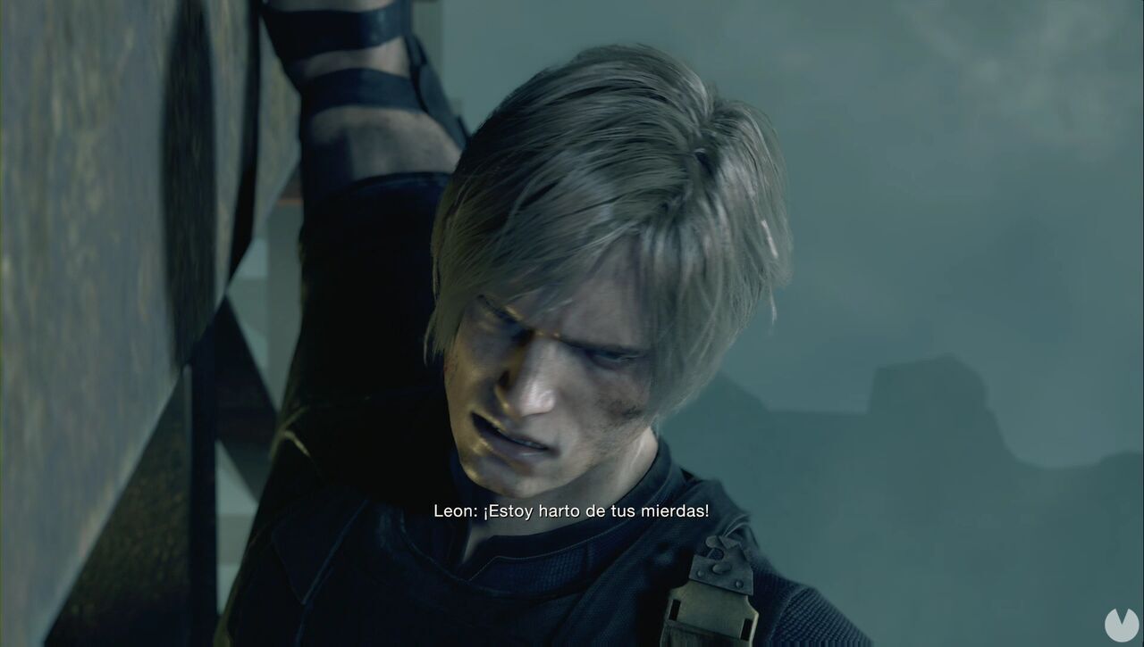 Resident Evil 4 Remake - Chapter 16: Leon prepares to finish off Saddler