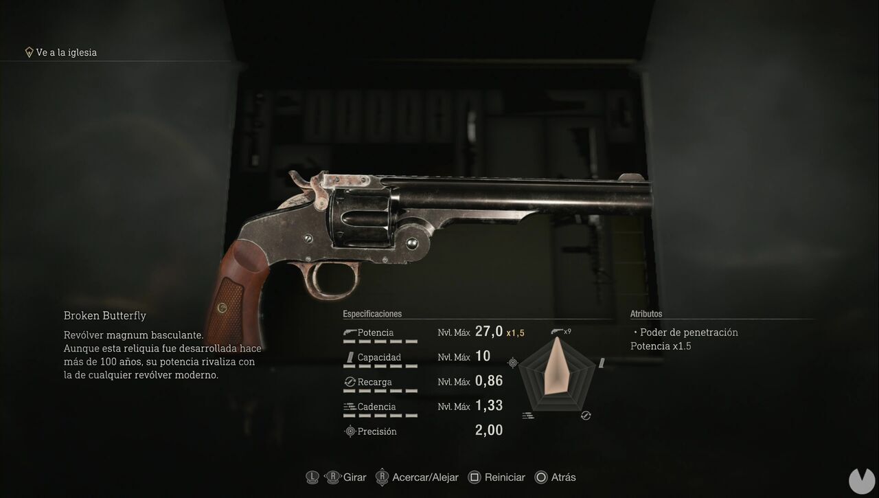 Resident Evil 4 Remake - Weapons: Broken Butterfly