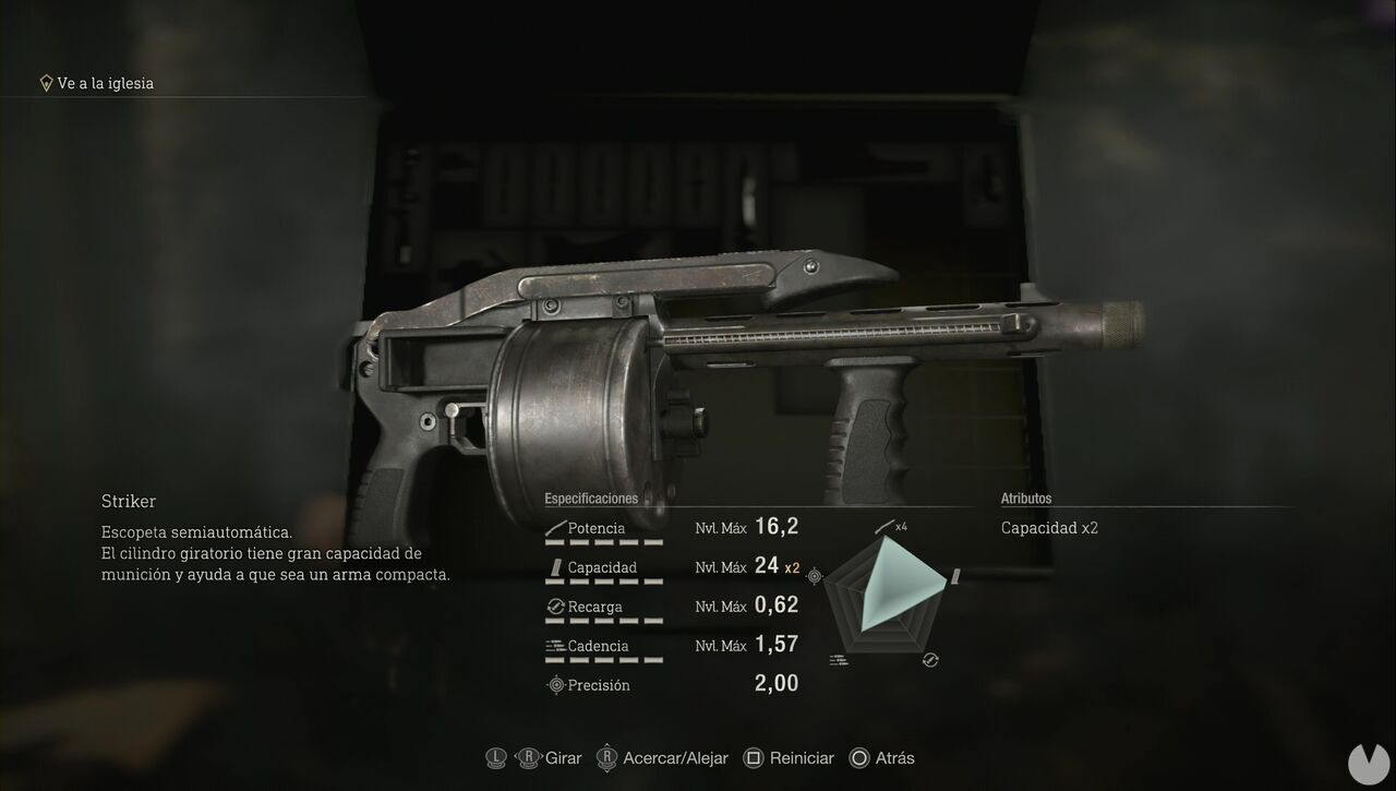 Resident Evil 4 Remake - Weapons: Striker