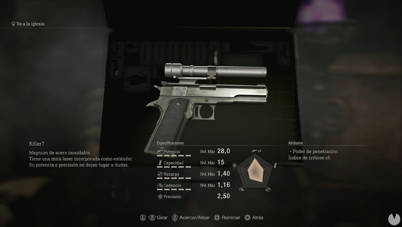 Resident Evil 4 Remake - Weapons: Killer7