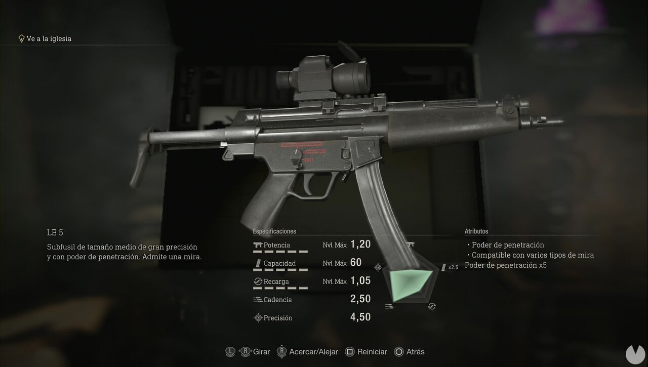 Resident Evil 4 Remake - Weapons: LE 5