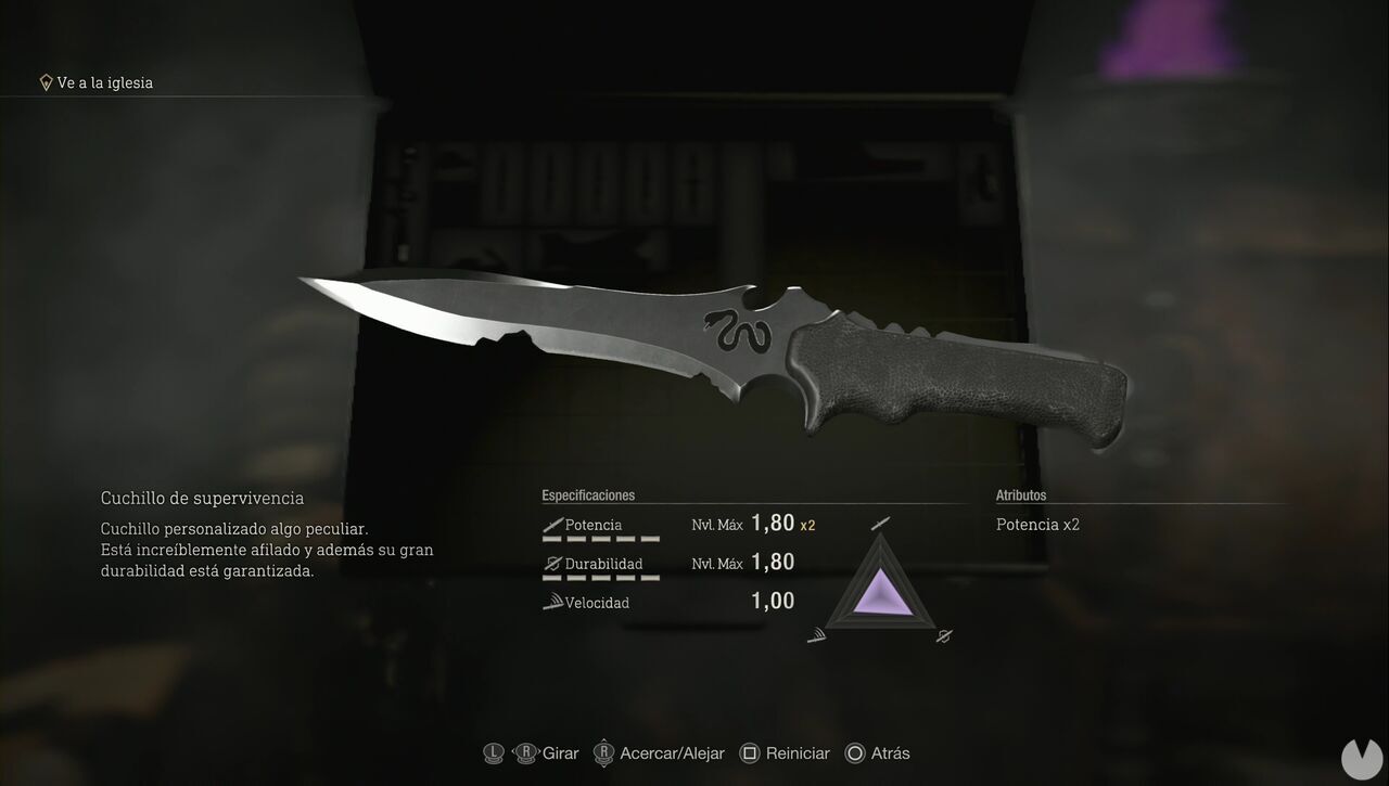Resident Evil 4 Remake - Weapons: Fighting Knife