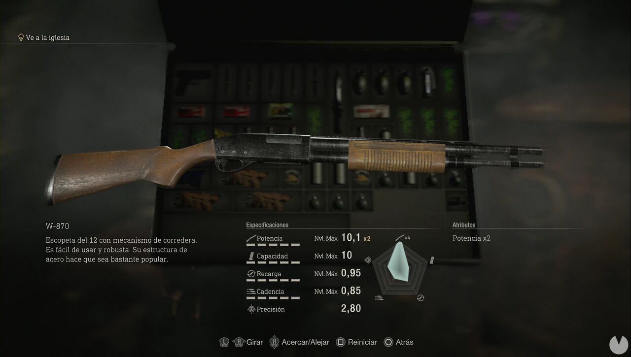 Resident Evil 4 Remake - Weapons: W-870