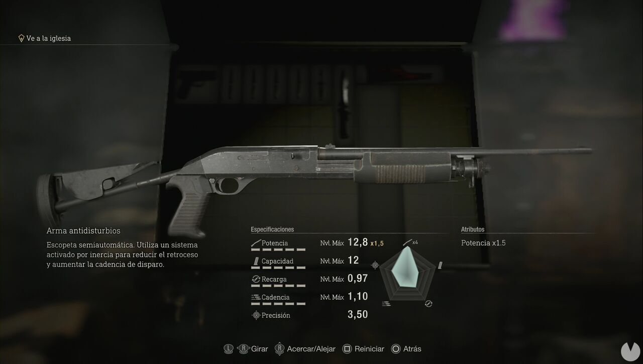 Resident Evil 4 Remake - Weapons: Riot Gun