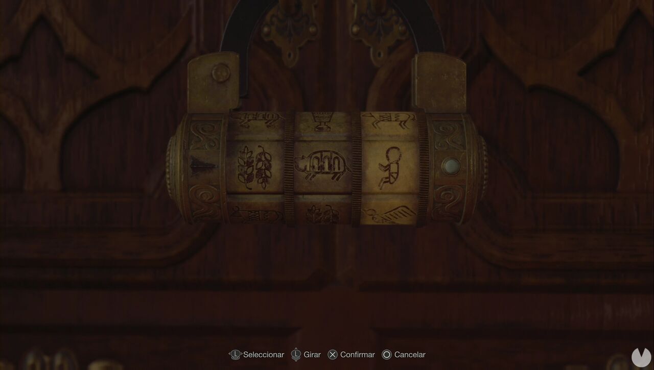 Resident Evil 4 Remake - Village Chief's Manor combination lock puzzle solution