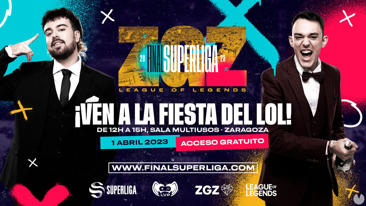 La Superliga de League of Legends celebrará su final en Zaragoza el 1 de abril. Noticias en tiempo real