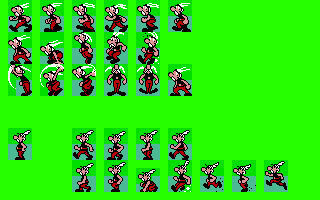 Sprites de Asterix.