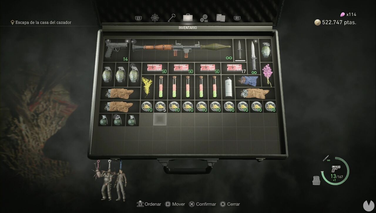 Resident Evil 4 Remake - Fully upgraded attach� case