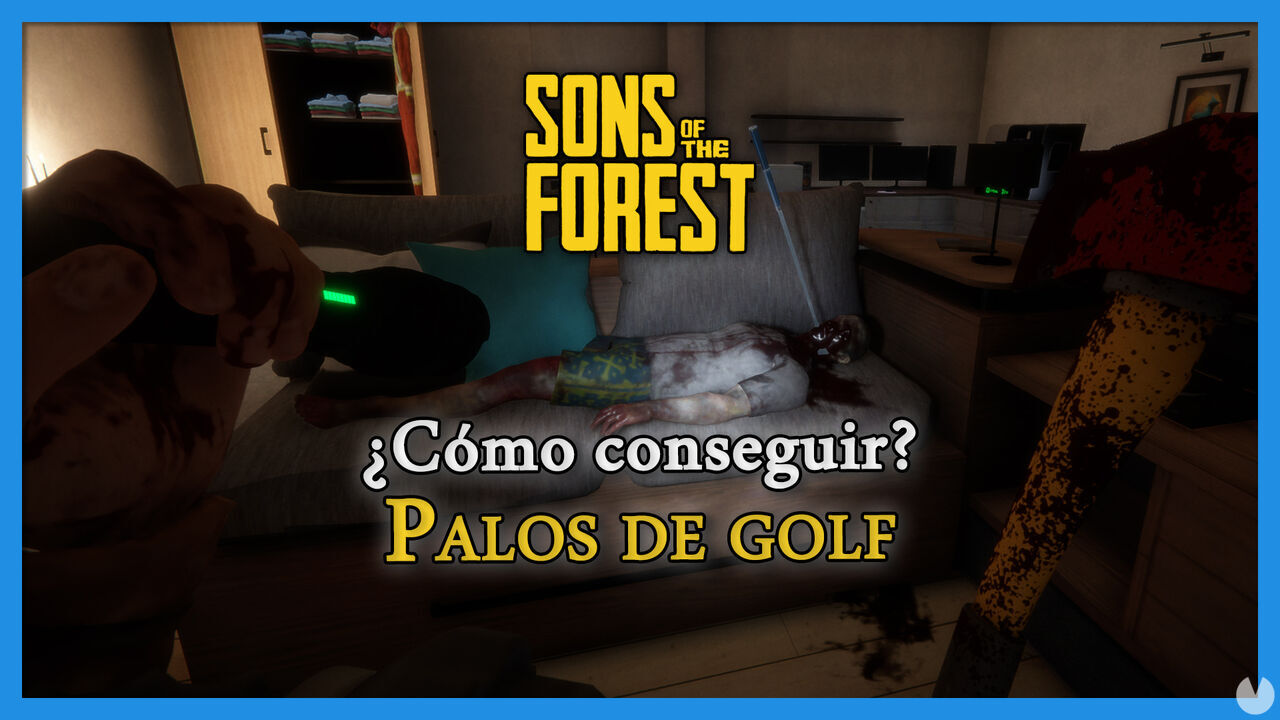 Sons of the Forest: Cmo conseguir los palos de golf? (Localizaciones) - Sons of the Forest