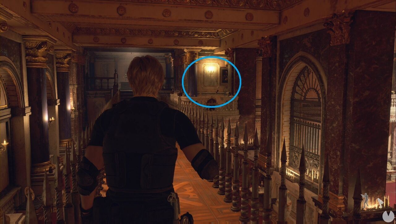 Resident Evil 4 Remake - Gallery skip: where to throw the grenade