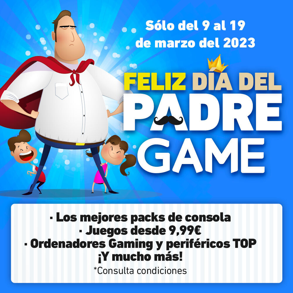Celebra el Día del Padre con los mejores regalos en GAME y sus ofertas en consolas, juegos y más. Noticias en tiempo real