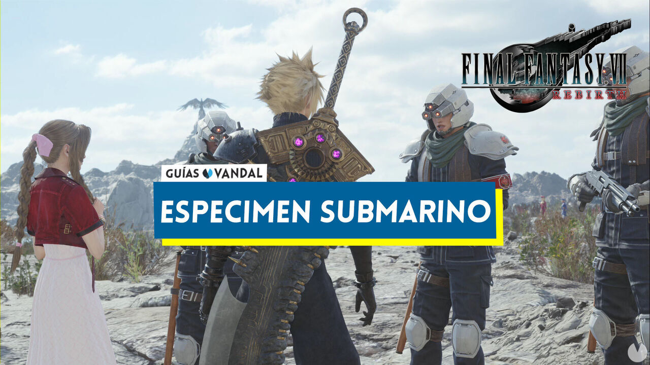 Espcimen submarino en Final Fantasy VII Rebirth: cmo completarla y recompensas - Final Fantasy VII Rebirth