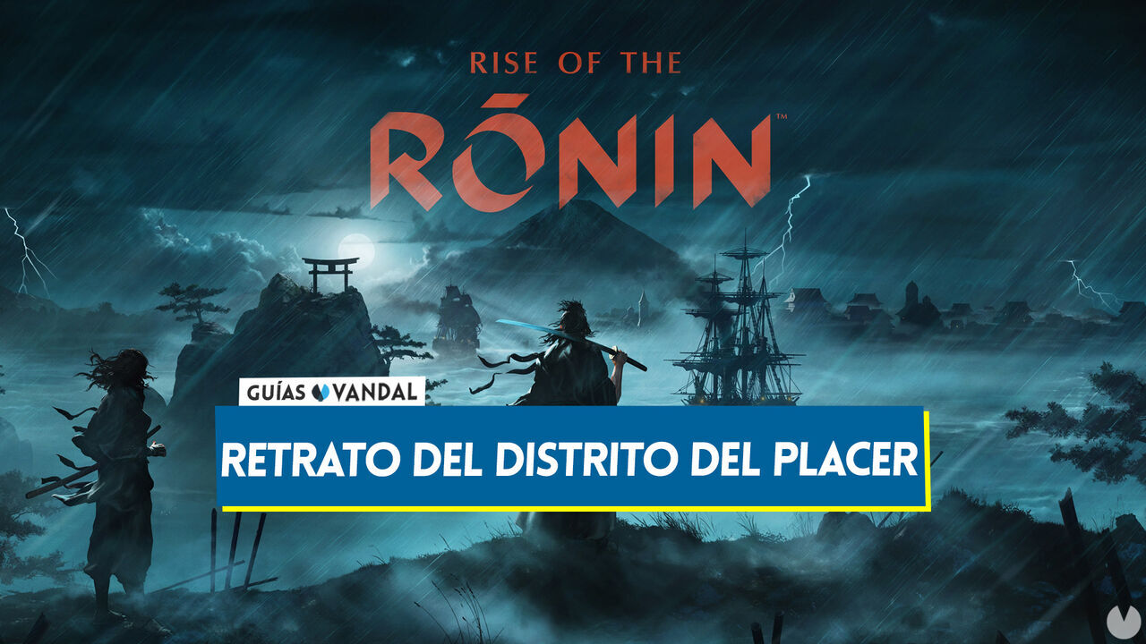 Retrato del distrito del placer al 100% en Rise of the Ronin - Rise of the Ronin