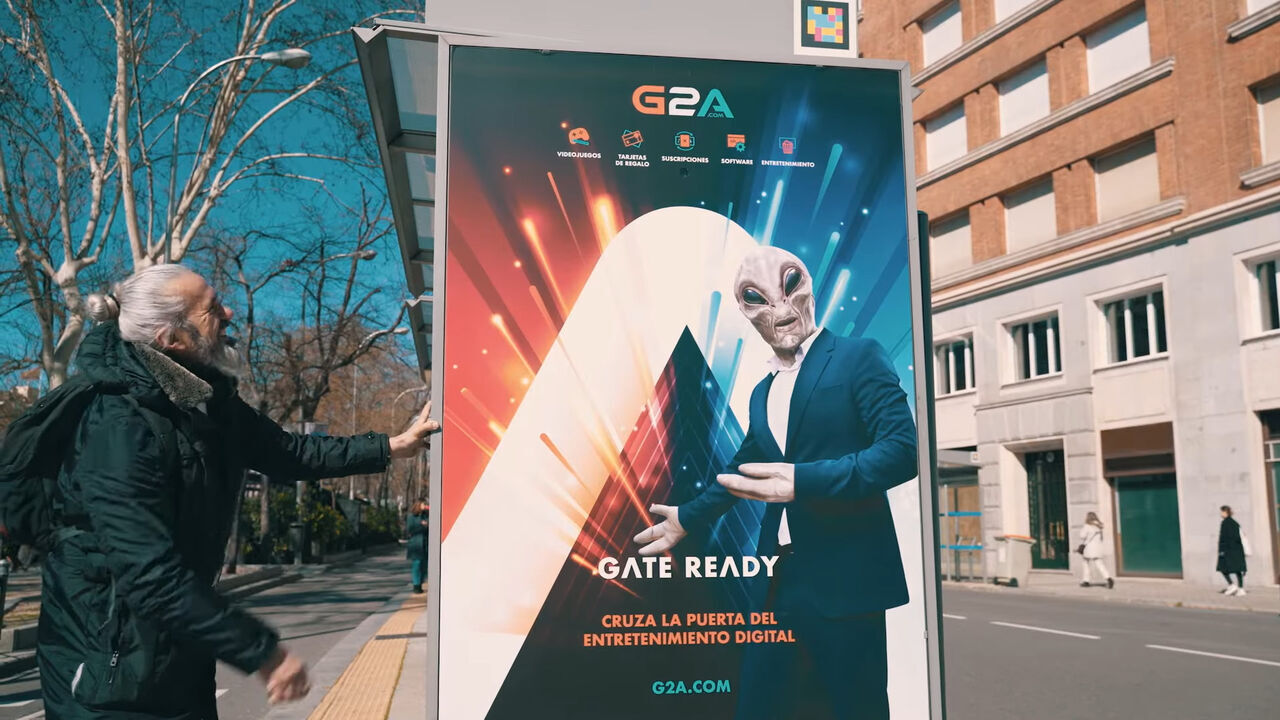 G2A.COM innova junto a DeuSens para integrar la realidad aumentada en su última campaña publicitaria