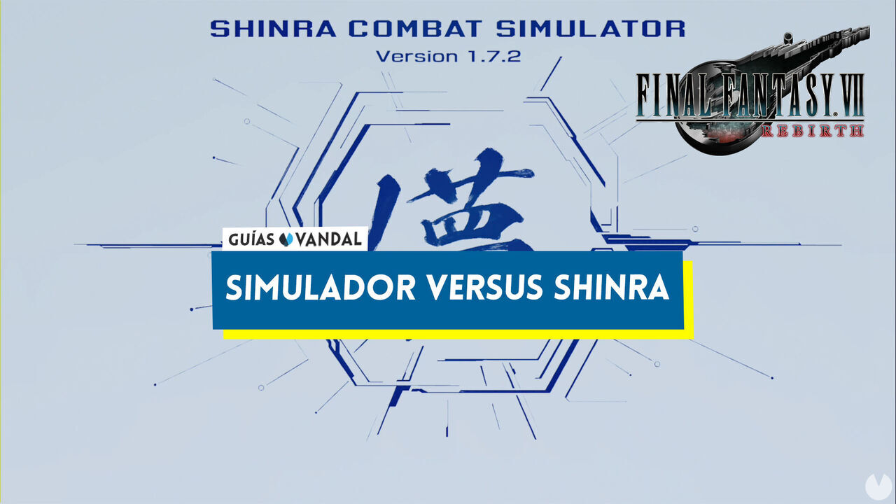 Simulador Versus Shinra en Final Fantasy VII Rebirth: cmo ganar y recompensas - Final Fantasy VII Rebirth