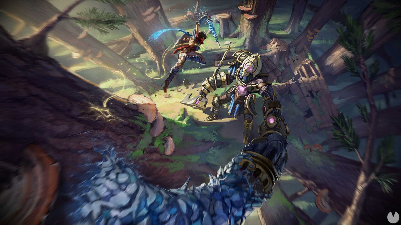 El exdirector creativo de Dragon Age muestra un teaser de su primer juego anticipando combates contra gigantes