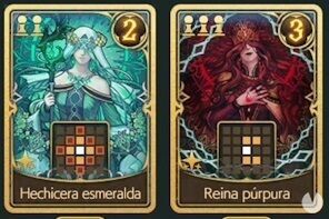 Final Fantasy VII Rebirth - Cartas del Sangre de la Reina: Cartas Hechicera esmeralda y Reina Púrpura