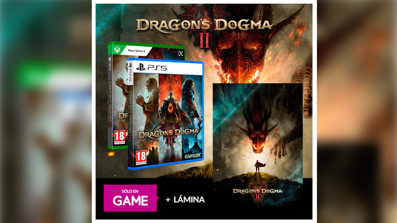 No necesitas creer ningún dogma: Reserva Dragon's Dogma 2 en Game y llévate una lámina exclusiva de regalo