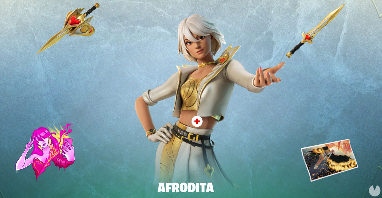 Nueva skin Afrodita de Fortnite Temporada 2 Mitos y Mortales