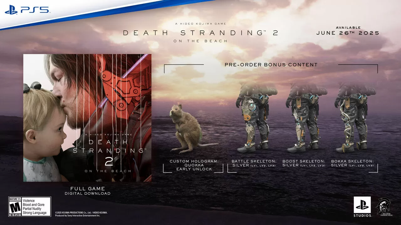Todas las ediciones de Death Stranding 2 para PS5: Contenido