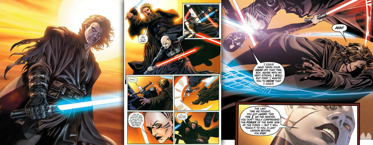 ¿Cómo se hizo la cicatriz en la cara Anakin Skywalker? El canon de Star ...