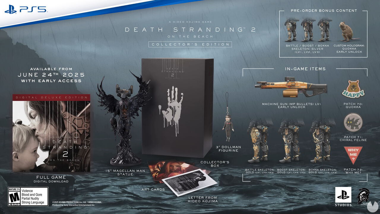 Hideo Kojima anuncia la fecha de lanzamiento de Death Stranding 2 y publica su nuevo tráiler. Noticias en tiempo real
